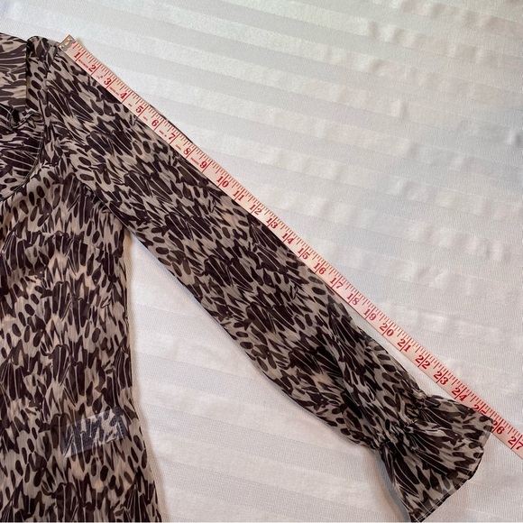 Ted Baker Bertei Ruffle Blouse with Metal Ball Trim Size 4 - Picture 10 of 14